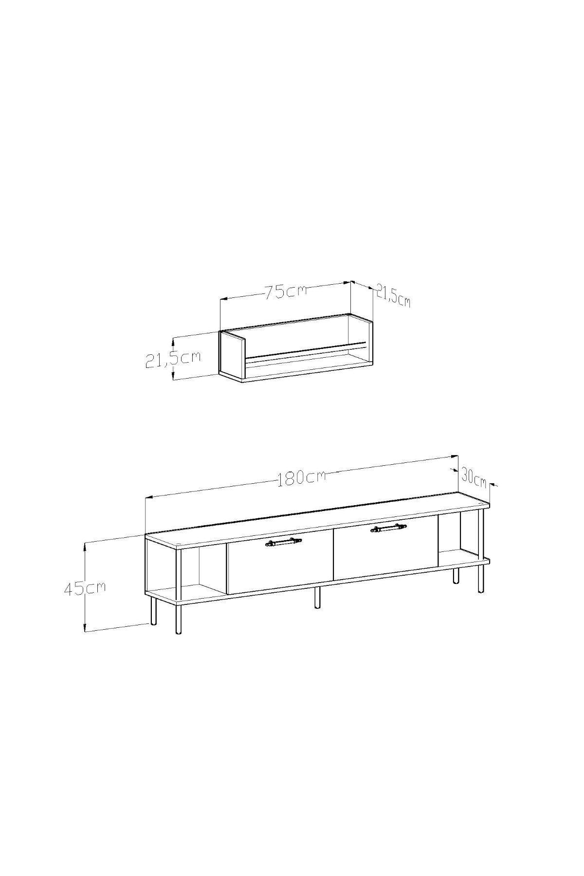 Evan TV Unit 180 CM