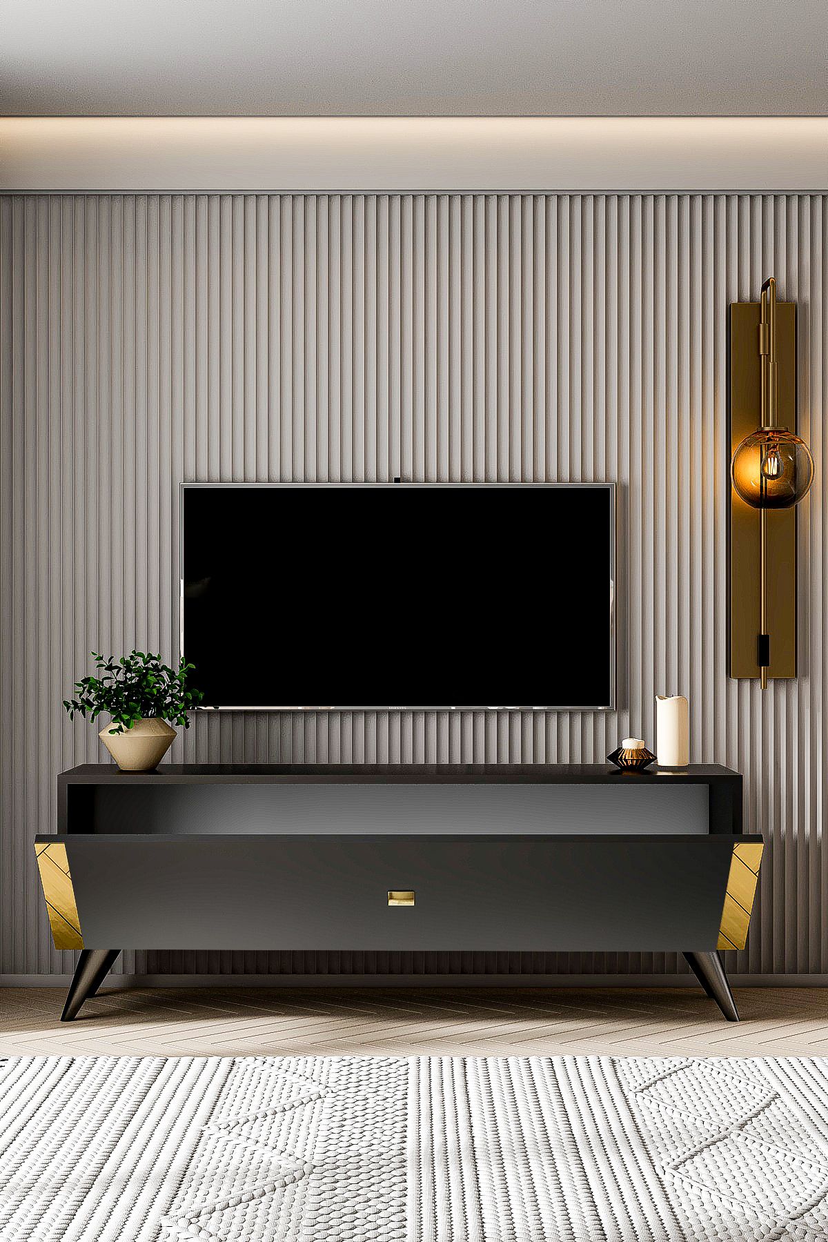 GRACE TV UNIT ANTACITE GOLD