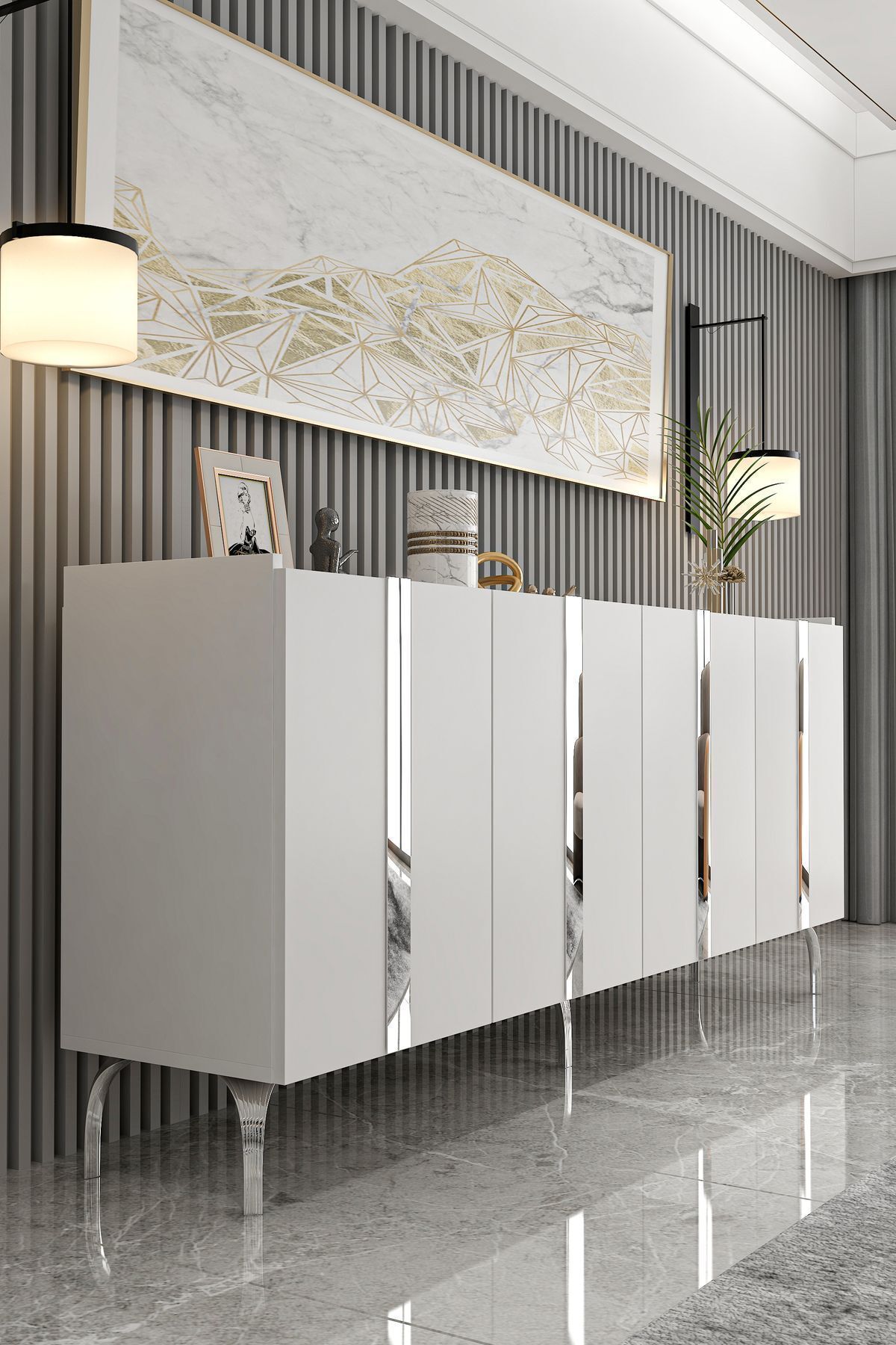 Lera Console White