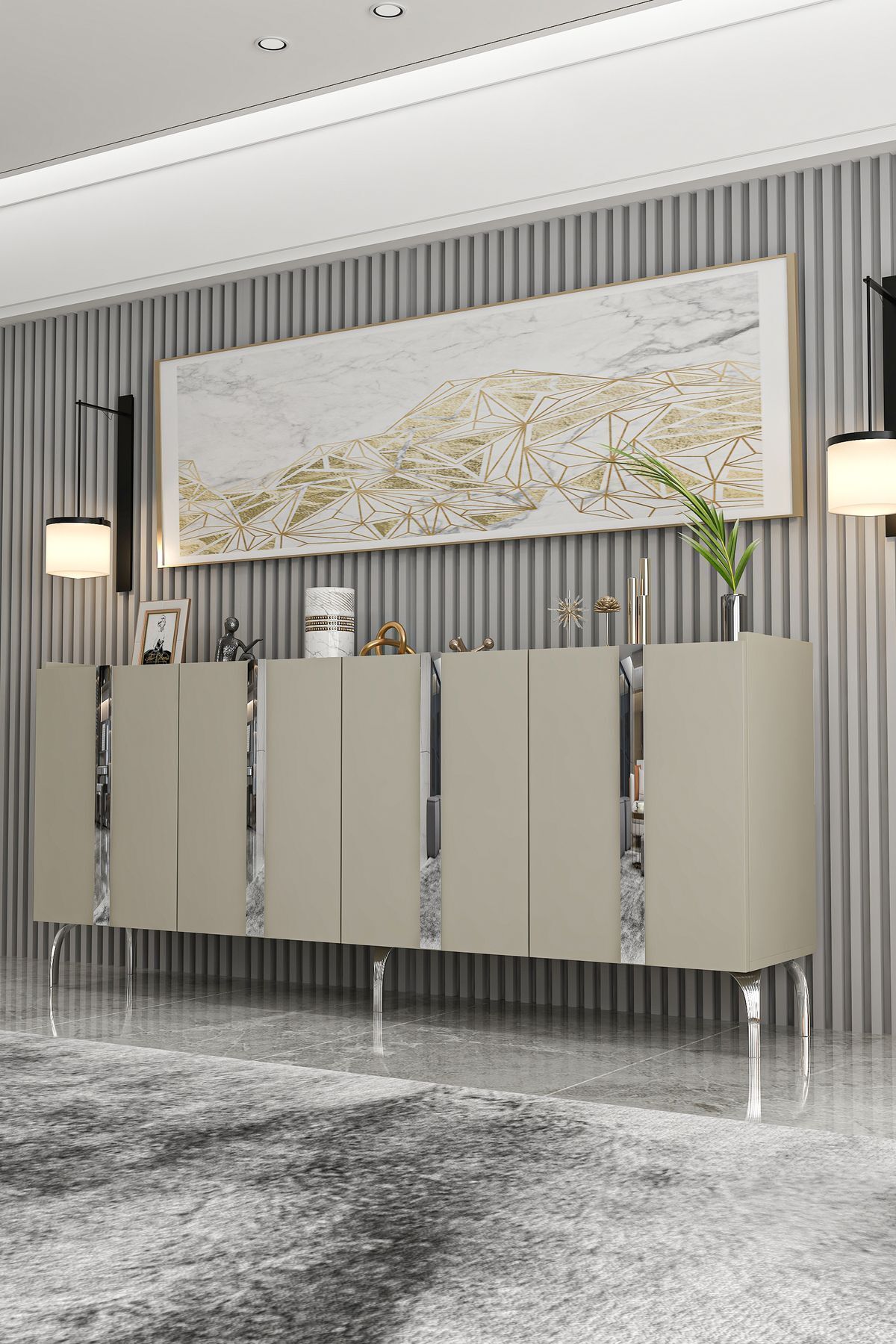 Lera Console Sand Beige