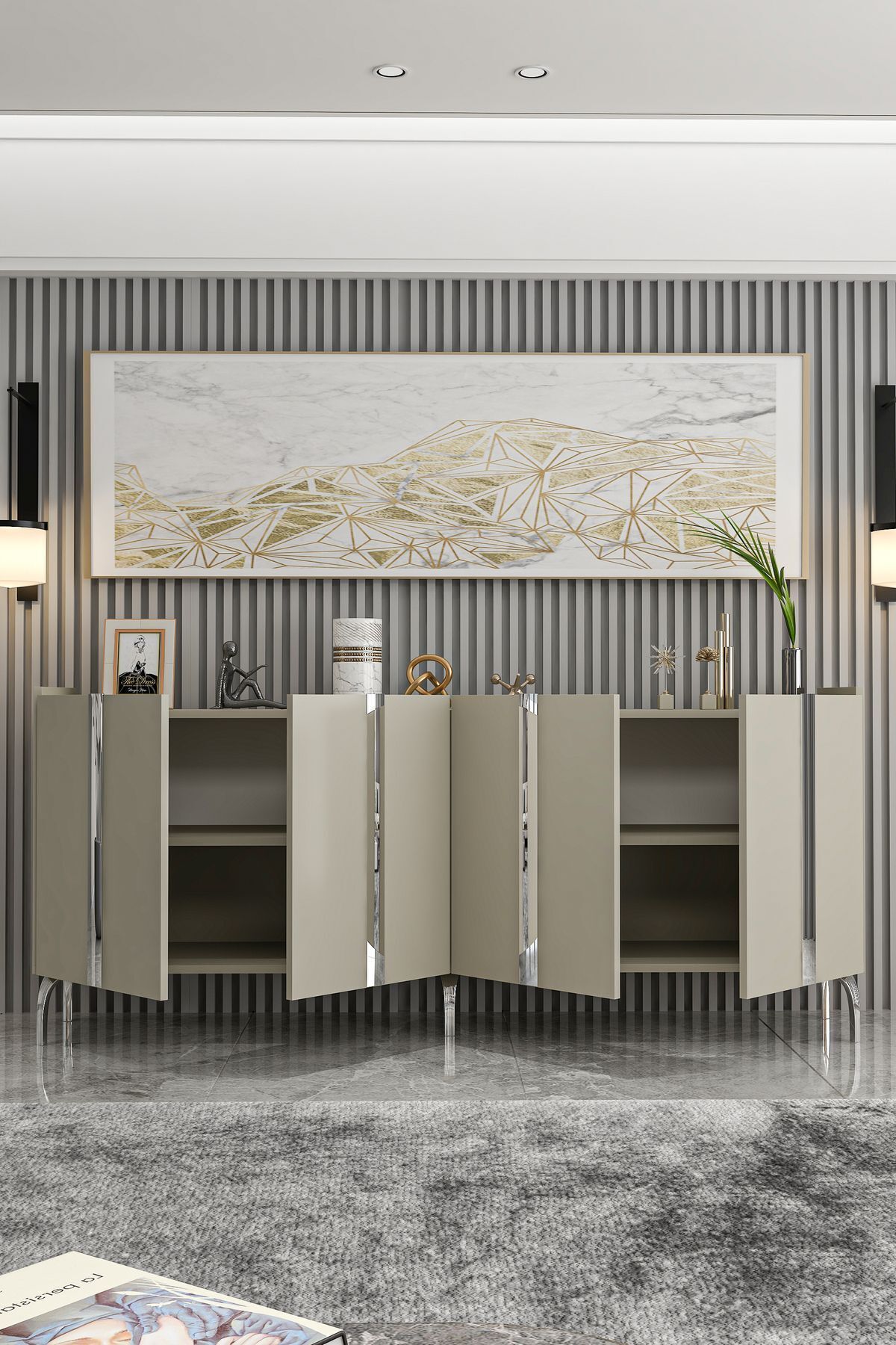 Lera Console Sand Beige