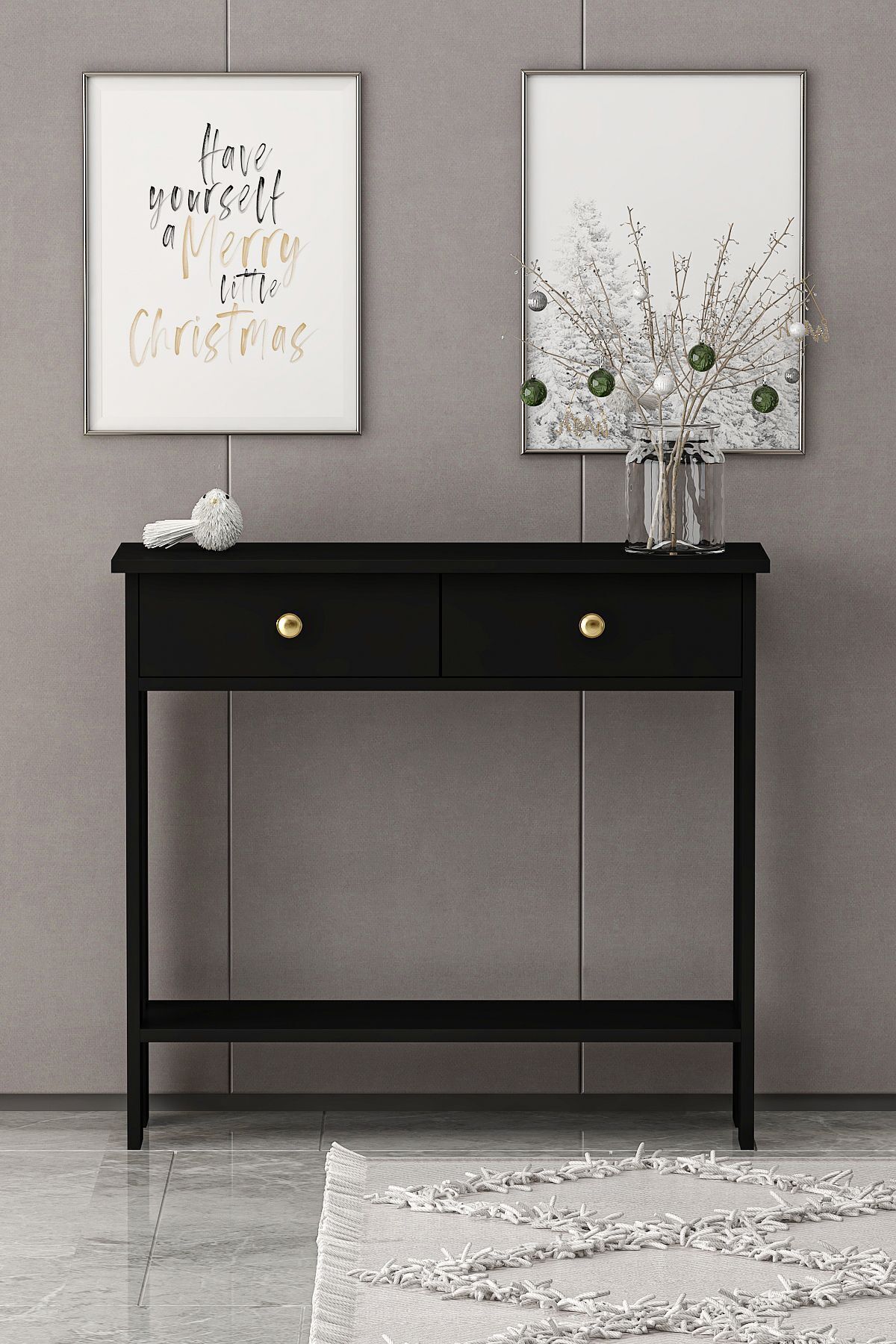 Lilac Drawer Black