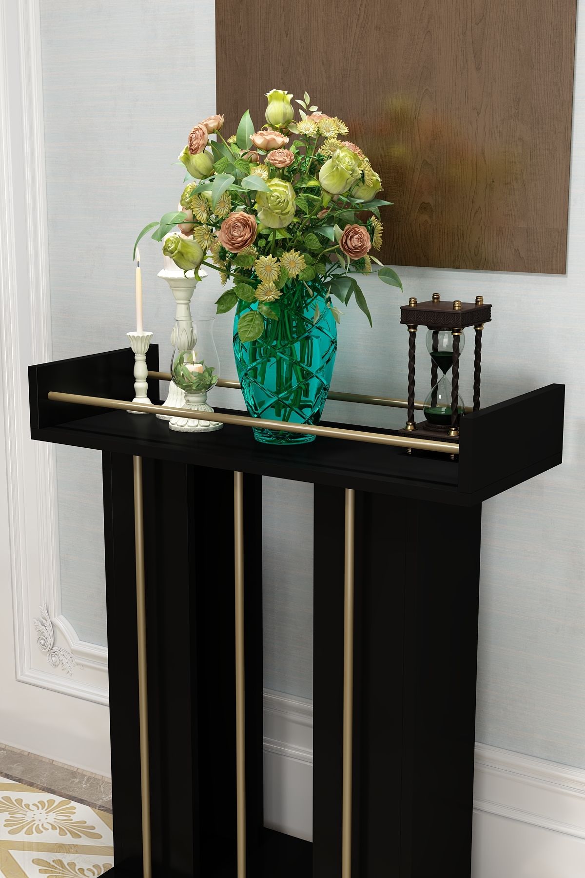 NICOLE DRESSER 75 CM BLACK