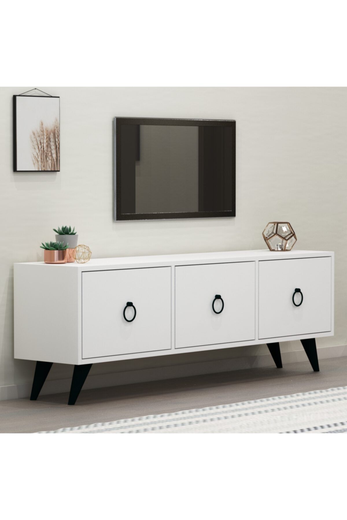 Perla TV Unit White