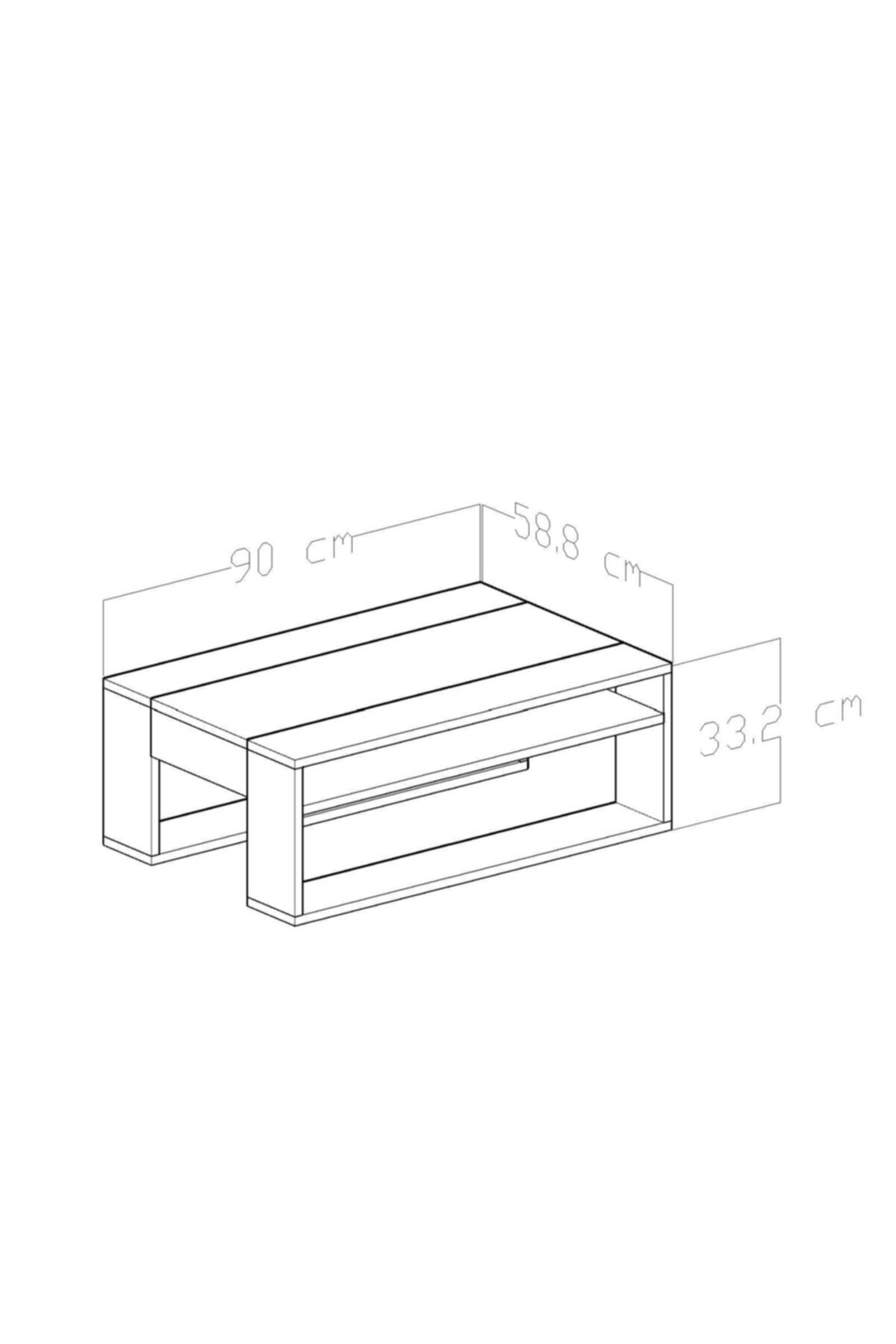 Brew Coffee Table Royal Marble Walnut