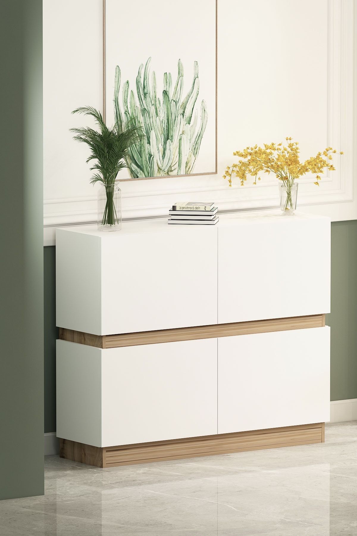 Chloe Multi-Purpose Cabinet White Çırağan