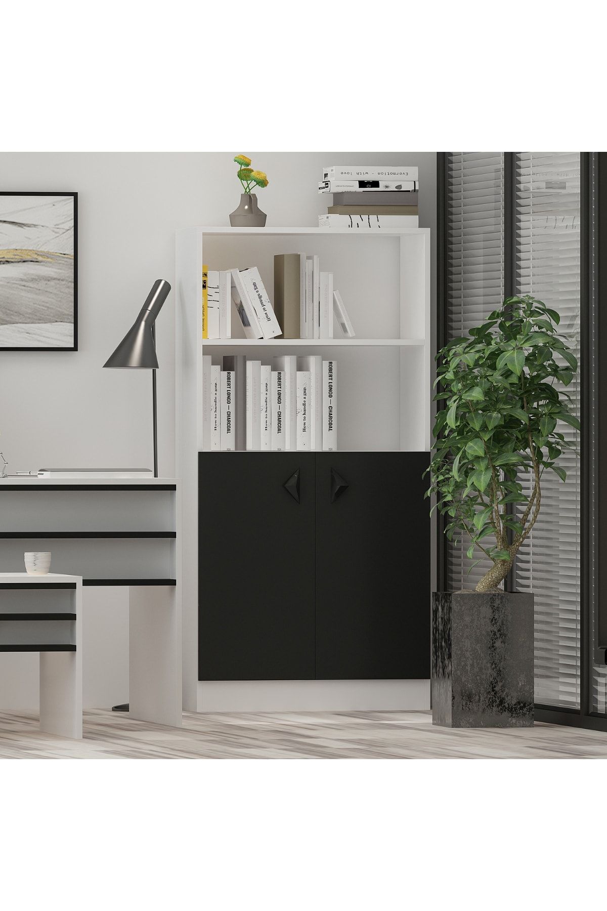 Orion Office Set Black White