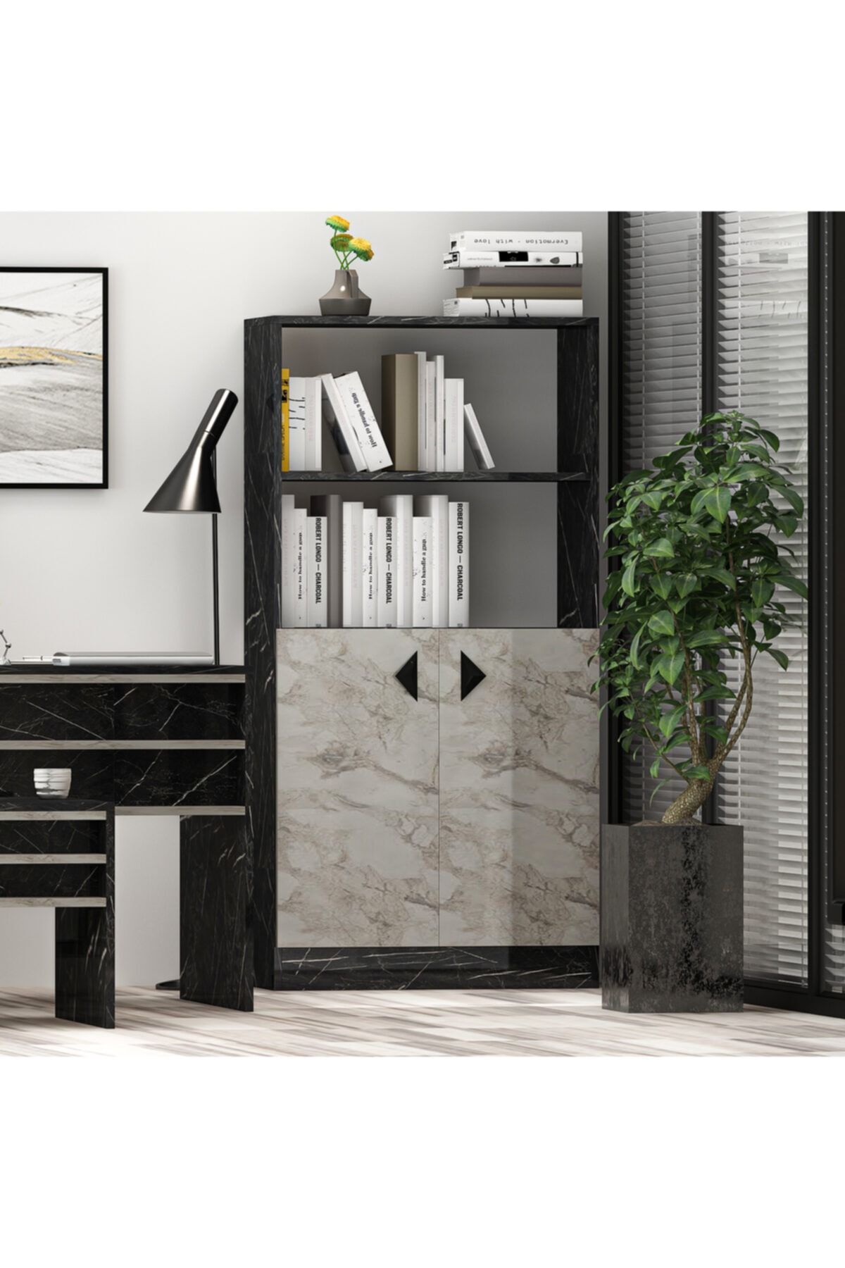 Orion Office Set Royal Marble Efes Marble