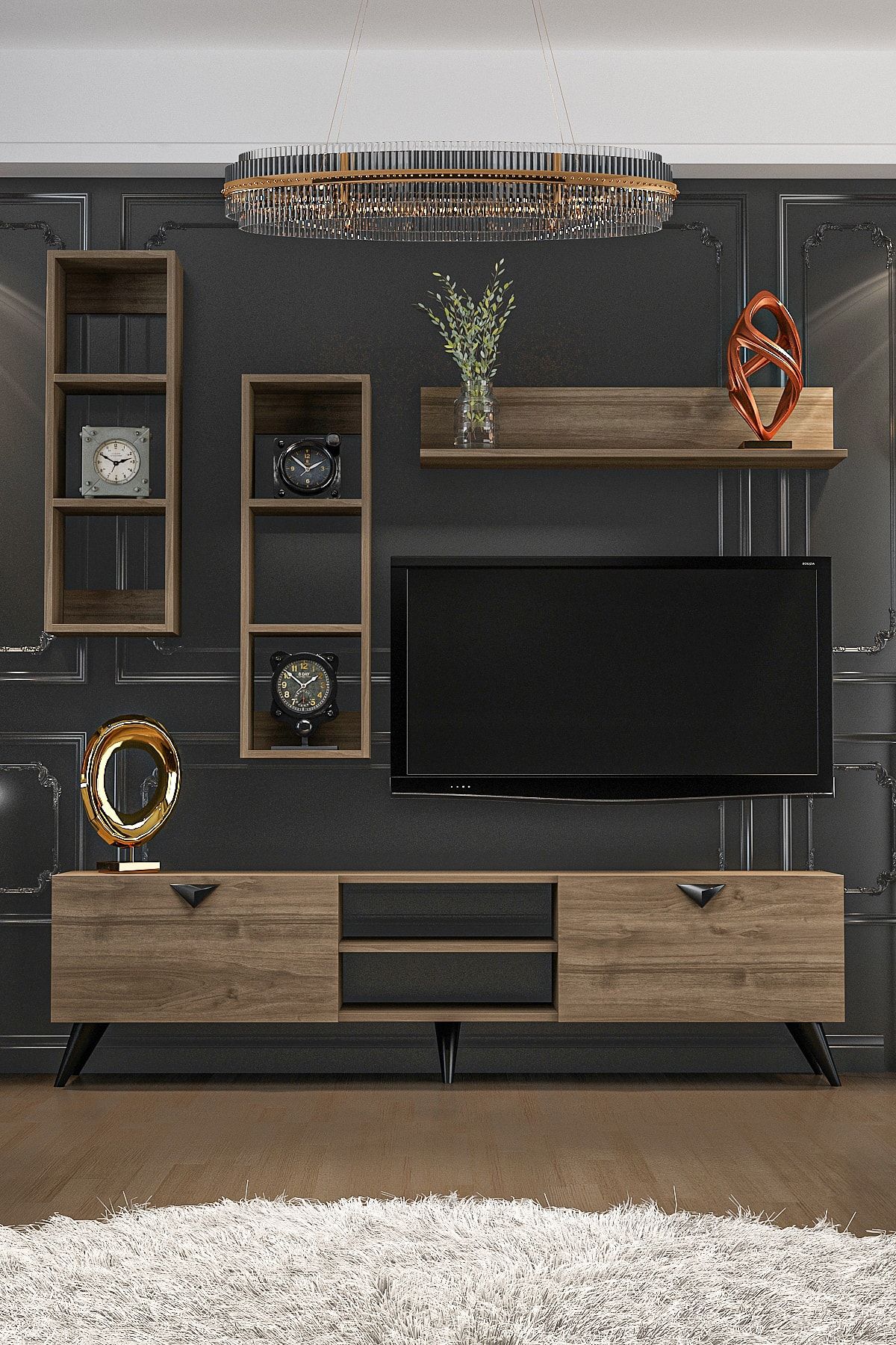 Alvin TV Unit Walnut