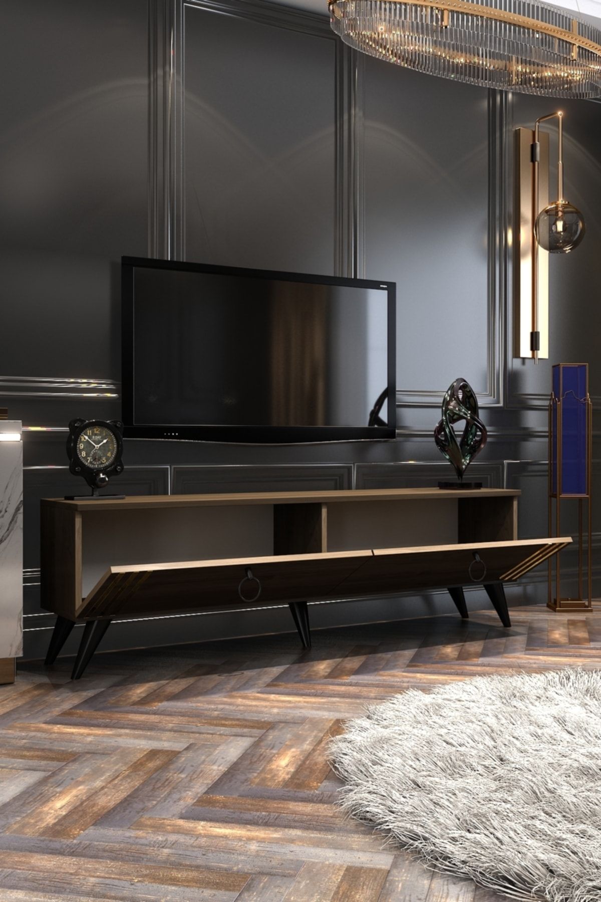 Omega TV Unit Walnut