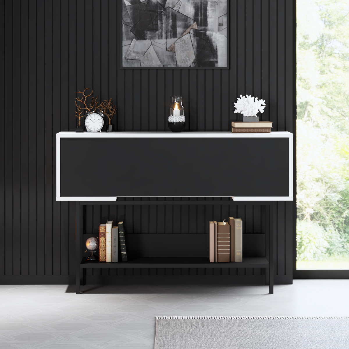 Force Dresser Black-Black 120x30x81 cm