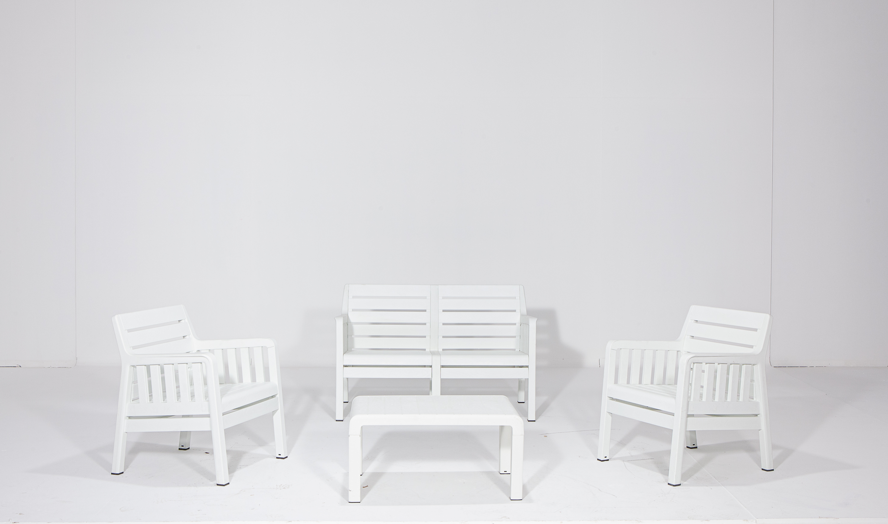 Lara CUSHION / 2 1 1 S Garden Set Balcony - Garden - Terrace Furniture / White